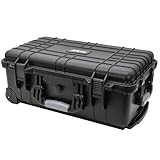 HMF ODK400 - Valigetta per macchina fotografica per esterni, con schiuma a griglia, 56 x 34,5 x 23 cm, Nero