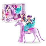 Sparkle Girlz Fairy Princess con set di bambole unicorno, bambola alla moda da collezione, giocattolo unicorno