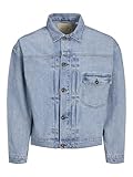 JACK & JONES Jjibrent Jjjacket Am 453 Giacca di Jeans, Blu Denim, XL Uomo