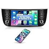 CAMECHO 1+32G Android 13 Autoradio per Fiat Punto 10-16/Linea 12-15 con Navigatore GPS, Stereo Auto con 7 Pollici Schermo,Bluetooth RDS WiFi SWC