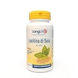 LongLife® Lecitina Di Soia | Fosfolipidi da soia NON OGM | Fonte vegetale di fosfatidilcolina | Precursore acetilcolina | Metabolismo dei lipidi | Fino a 2 mesi di trattamento | Senza glutine