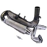 Marmitta espansione simonini con silenziatore alluminio per vespa 50 special