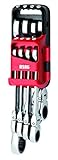 USAG 285 KF/DS8 U02856158 Serie di 8 Chiavi Combinate Snodate a Cricchetto