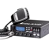 Midland - Radio CB ALAN 48 PRO, Ricetrasmittente Veicolare Multibanda Senza Licenza, Potenza Regolabile 1W/4W, Display LCD, SCAN, Dual Watch, RF Gain, Filtri ANL e Noise Blanker, Microfono 6 Pin