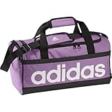adidas Unisex - Adulto Essentials Duffel Bag, preloved purple/white, S