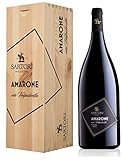 Casa Vinicola Sartori, Amarone della Valpolicella D.O.C.G Magnum, Rosso, 2020, Veneto Confezione Regalo, 1500ml Cassa Legno