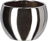 KOTARBAU® Vaso da fiori in ceramica, diametro 10 cm, per fiori, piante, argento