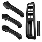 QUVBKZ 5 pezzi Copertura Protettiva per Maniglia Auto, 3 Maniglie+1 Piastra di Sollevamento+1 Accessori Piastra di Sollevamento, Maniglie Porte Interne per Compatibile con Bora Golf IV J-etta