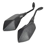 KeYJeY Specchietti Moto Per Kawasaki Z300 ER-6N ER-6F ER-5 Z800 Z900 Z1000 Z750 W800 ZRX 400 1100 1200 Per M10 10mm Custodia Specchietto Retrovisore Moto Moto Specchietti