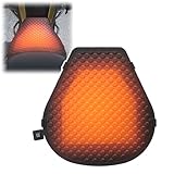 KHDWOB Cuscino Riscaldato Sella Moto 12V per Beta Ark AC Tribe/Ark LC One/Paddock/RR/Skull/Tribe/Alp 125/200/4.0/X, Pad Riscaldante Rapido Impermeabile Antiscivolo, Coprisella Universale per Inverno