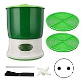 Macchina per Germogli di Soia, Germogliatore Automatico di Semi, Macchine per Germogliare di Grande Capacità, Produttore Intelligente di Germogli di Soia con Spruzzatore a 360 Gradi(EU)