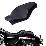 Sedile passeggero moto Sella conducente del a due posteriore 2 up per Sportster XL 883 1200 48 72 Cafe Racer.