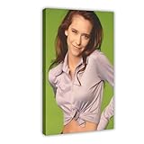 bpoejge Esclusivo poster artistico con ritratto dell'attrice sexy Jennifer Love Hewitt, 7 poster su tela, decorazione per camera da letto, ufficio, camera da letto, regalo, 20 x 30 cm