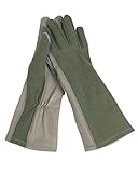 Mil-Tec - Guanti da aviatore in Nomex, esercito americano, Verde (oliva), XL