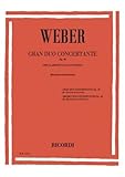 WEBER - Gran Duo Concertante Op.48 en Mib Mayor para Clarinete y Piano (Garbarino)