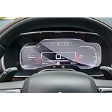 GAFAT [2 Pezzi] Compatibile con Citroen C5 Aircross 2019-2024 2025 12,3" Pellicola Protettiva Virtual Cockpit, C5 Aircross 2025 12,3" Pellicola in Nano, Resistente agli urti, 6H Antigraffio