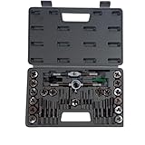 Maryse Set Filiera 40 Pezzi Maschi Filettatori M3-M12 | Kit Professionale Maschiatura Metrica in Acciaio | Filettatrice Manuale per Officina, Casa e Fai da Te