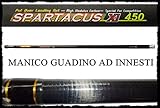 Manico Spartacus 4.5 ad innesti per guadino Carbonio Pesca roubasienne Bolognese