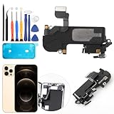 RongZy Altoparlante Auricolare di Ricambio Compatibile con Apple iPhone 12 PRO Max Altoparlante Anteriore Sensore Cavo Flessibile, con Strumenti
