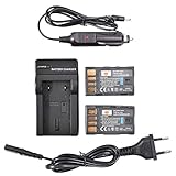 DSTE 2-pacco BN-VF823 Ricambio Batteria + DC36E Caricabatteria Compatibile per JVC BN-VF823U GY-HM70U GY-HM100U GZ-MG230 GZ-MG255 GZ-MG275 GZ-MG330 GZ-MG335 GZ-MG340 GZ-MG360 GZ-MG365