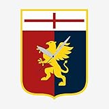GENOA CFC Orologio da parete sagomato a forma di stemma Prodotto Ufficiale