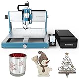 Genmitsu 3030-PROVer MAX Router CNC con guida lineare e movimento della vite a sfera, precisione di ±0,05 mm per l'alluminio metallico di alta precisione, supporto del kit rotante del quarto asse