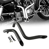WOBBLO Tubi Scarico Moto per Harley Sportster XL 883 1200 Softail Dyna Touring 1984-2016 1.75 "Trascinare Tubi di Scarico (Color : Nero)