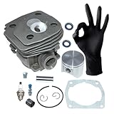 ICOOYO Kit cilindro pistone per Husqvarna 357 357XP 359 359XP Jonsered 2156 2159 CS2156 CS2159