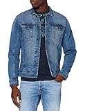 Blend BHNARIL Outerwear - Giacca da uomo in denim, Denim Middle Blue (200291), S