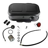 Generico Kit Serbatoio + Tappo + Supporto Filtro Nafta + Tasselli Serbatoio + Tubo Collegamento compatibile per motori Lombardini Diesel LDA 450 LDA 510 3LD510 per motozappa e motocoltivatore