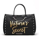 Ds UUby Victorias Secret Borse Tote a Mano da Donna, Grande, Borsa Messenger Nero - Angel City Bag (Nero)