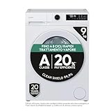 Candy ProWash 300 GD 498-S, Lavatrice Carica Frontale, 9KG Classe A, 1400 giri, 16 Programmi, 8 Cicli Rapidi, Trattamento Vapore, Motore Silent Inverter, Bianco [Classe di efficienza energetica A]