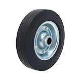 HEYOUTH Ruotino d'appoggio Rimorchio,Ruotino di Scorta,per Rimorchio, Ruota di Trailer,Cerchione in Acciaio zincato,200 x 60 mm