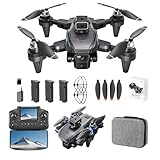 Drone GPS con Telecamera 4K EIS per Principianti, Drone con Evitamento Ostacoli, Telecomando con Schermo, Motore Brushless, 48 Minuti di volo, Ritorno con un clic, Giocattoli per bambini