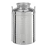 IL FUSTO Contenitore Alimenti, Metallo, Acciaio, 30 lt