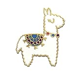 Spilla Alpaca | Divertente Regalo Alpaca | Regalo Lama | Piccola Idea Regalo Ragazze | Spilletta Smaltata