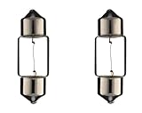 cyclingcolors 2x lampadina SV8.5 10W 10X31 24V lampada auto moto ciclomotore trattore camion furgone