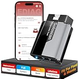 KINGBOLEN Soloscan OBD2 Auto Diagnostica per Ford/Mazda/Lincoln, Bluetooth Diagnosi Auto Professionale in Italiano, per Sistema Completo, 50+ Servizi, Aggiornamento a Vita