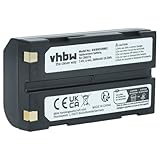 vhbw batteria compatibile con Trimble GPS Receiver R3, R4, R5, R6 fotocamera (2600mAh, 7,4V, Li-Ion)