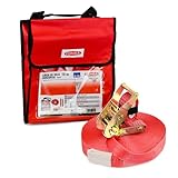 PONSA – LINEA VITA ORIZZONTALE PROVVISORIA – LINEA DE VITA TEMPORÁNEA PORTATILE con sistema di tensionamento. Include un SACCHETTO per conservare il nastro in eccesso. (10 M)