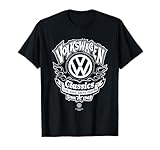 Logo Volkswagen Flaming VW Biker Maglietta