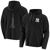 Fanatics Felpa con cappuccio da uomo NFL MLB, Yankees nero, L
