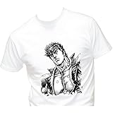 DANZA in VETRINA T-SHIRT UOMO BAMBINO NEONATO KEN IL GUERRIERO kenshiro MANICA CORTA SCOLLO TONDO COTONE