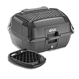 GIVI BAULETTO B45B+ 45L COVER NERE CON PIASTRA MONOLOCK SCHIENALINO UNIVERSALE