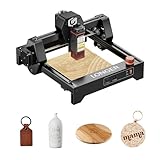 LONGER Incisore laser Ray5 Mini, velocità elevata fino a 12.000 mm/min, per incisioni su un'area di 130 x 140 mm, sicurezza garantita con allarme di emergenza (2,5 W), macchina per incisioni laser.