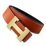 Cinture da Uomo H Logo in Pelle per Classico Design Unico Business Elegante Sensazione di Moda comode Cinture Colorate per Le Donne