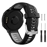 Songsier Cinturino Forerunner 735XT, Cinturini di Ricambio per Polso Silicone con Sgancio Rapido per Forerunner 735XT 235 235Lite 230 220 620 630