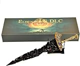 haobook Elden Ring Spada Nera di Maliketh 30 cm Spada da Collezione in Metallo con Supporto da Esposizione Scatola Regalo Decorazione da Scrivania a Tema Gioco Regalo Perfetto per i Giocatori