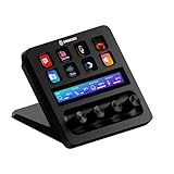 Elgato Stream Deck +, mixer audio, produzione live e controller da studio, per content creator, streaming, gaming, con striscia tattile personalizzabile, manopole e tasti LCD, compatibile con Mac e PC