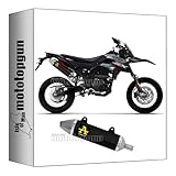 arrow 52509AON* scarico omologato thunder alluminio nero compatibile con aprilia rx - sx 4t 125 2018 2019 2020 mototopgun
